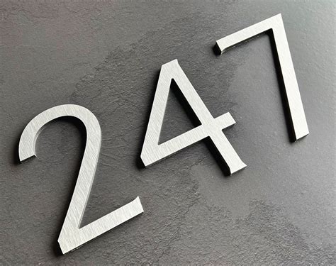 weatherproof metal house numbers for home|Amazon.com: White Metal House Numbers.